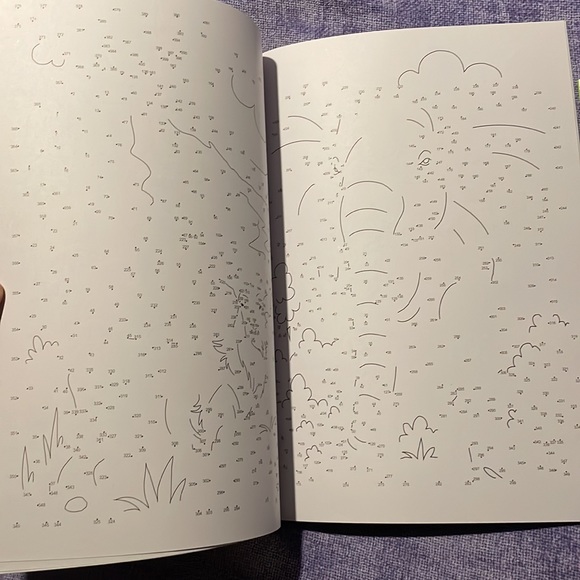 Dot to dot puzzle challenge book & adult coloring book, kids water paint book - Picture 3 of 10
